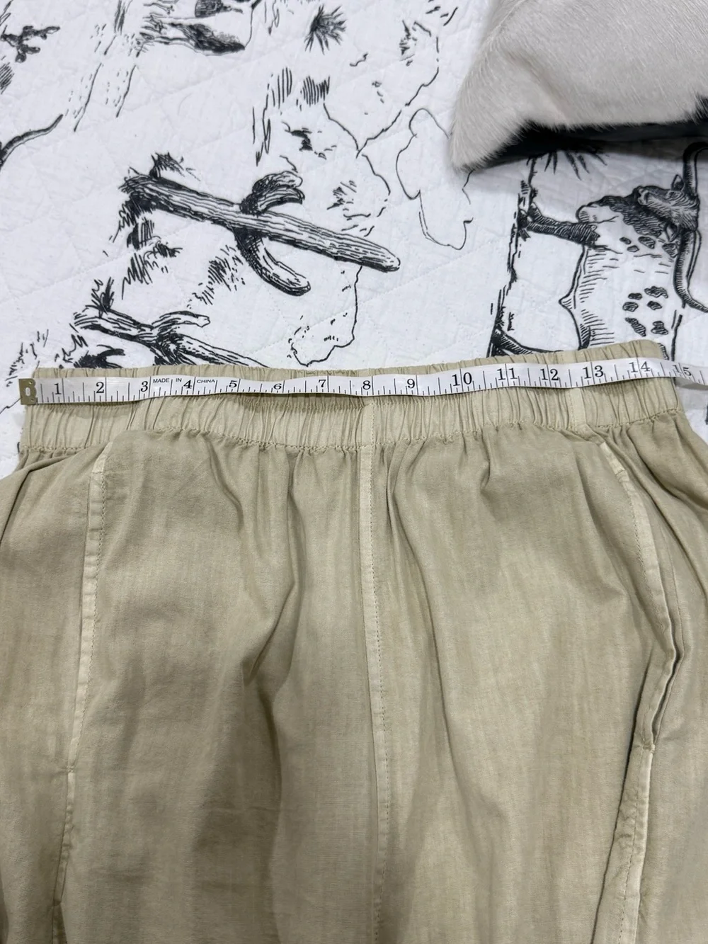 NWT Free People Preppy Poplin Pants In Birch